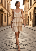 Vestido Tirantes - Blanco - Algodón 100% Natural
