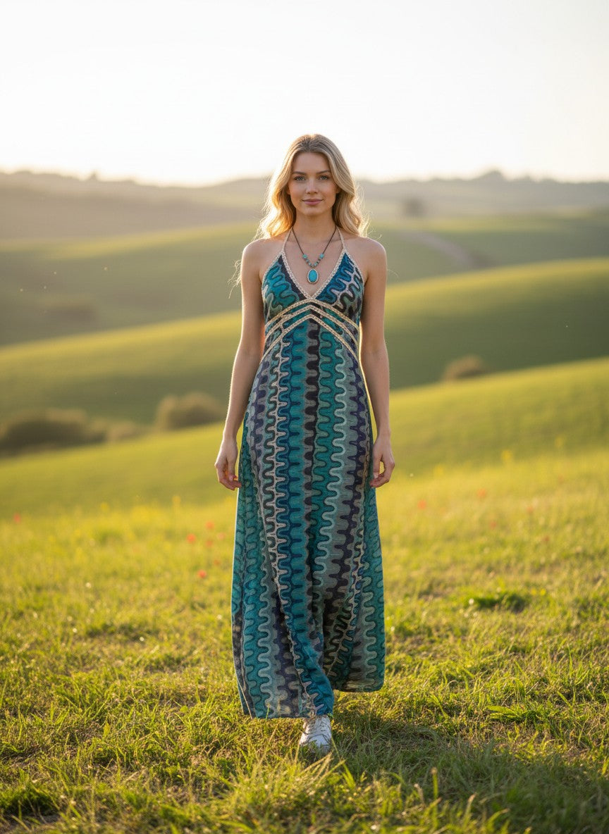 100% Linen short dress Pistachio green