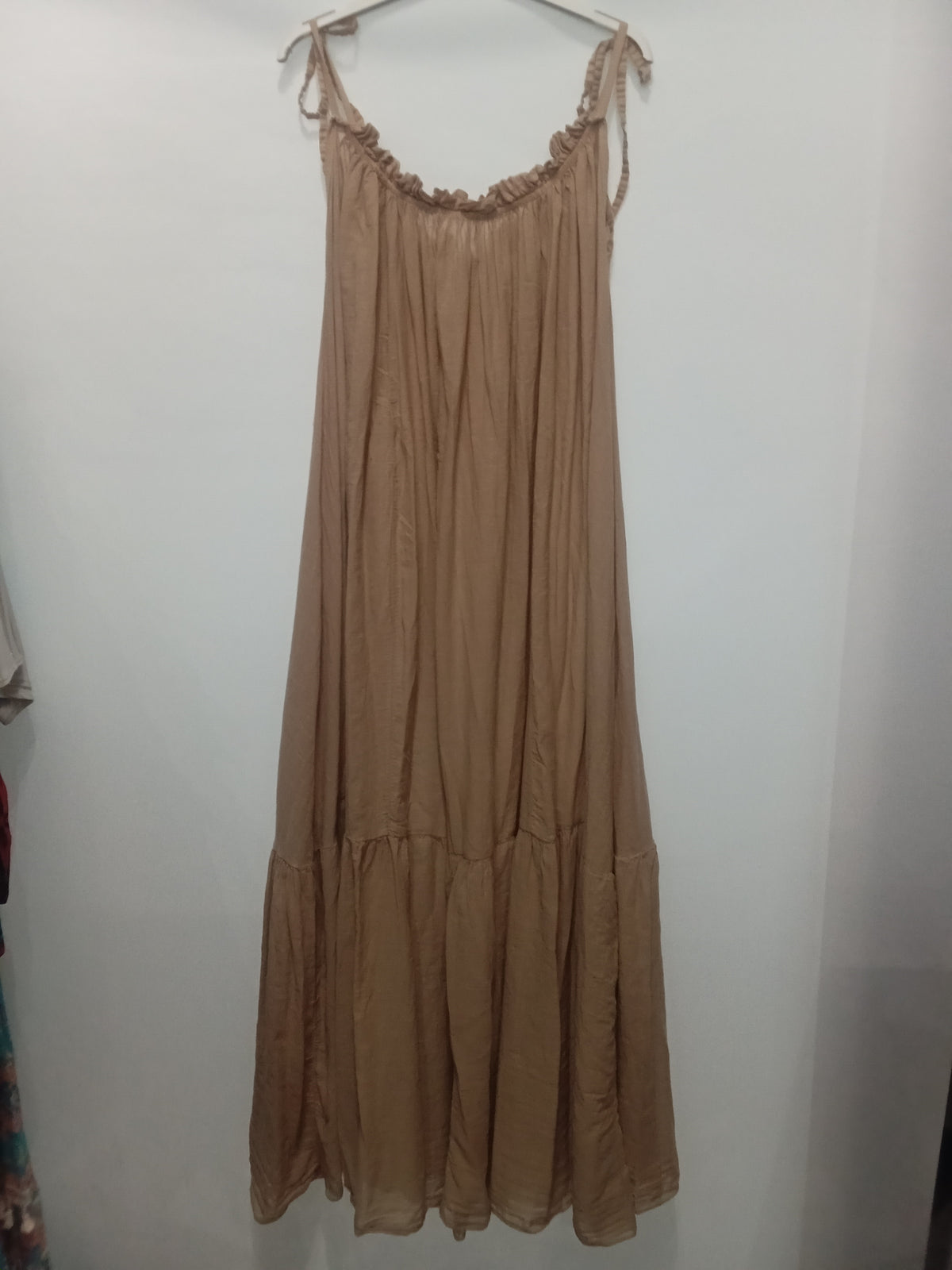Vestido - Baige - Boho -Shic Mediterraneo - 100 % Algodon