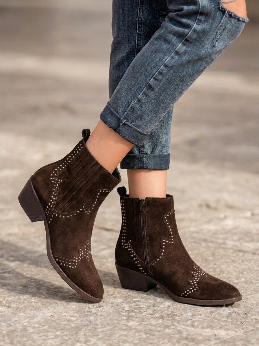 Botines - Estilo Campero - Marrones