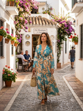Vestido Largo - Boho chic - Estampado - Viscosa