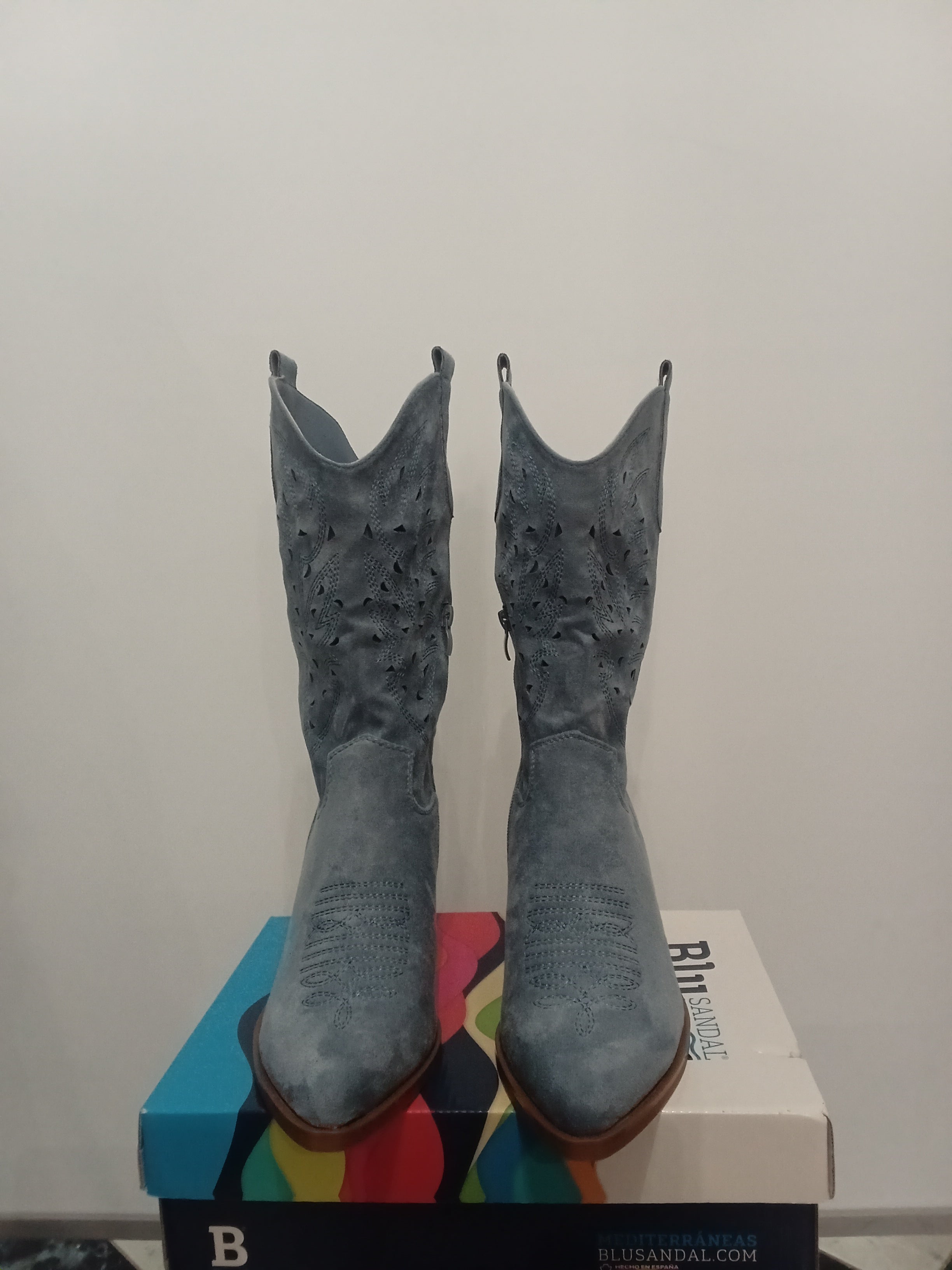 Botas Camperas - Azules - Cowboy