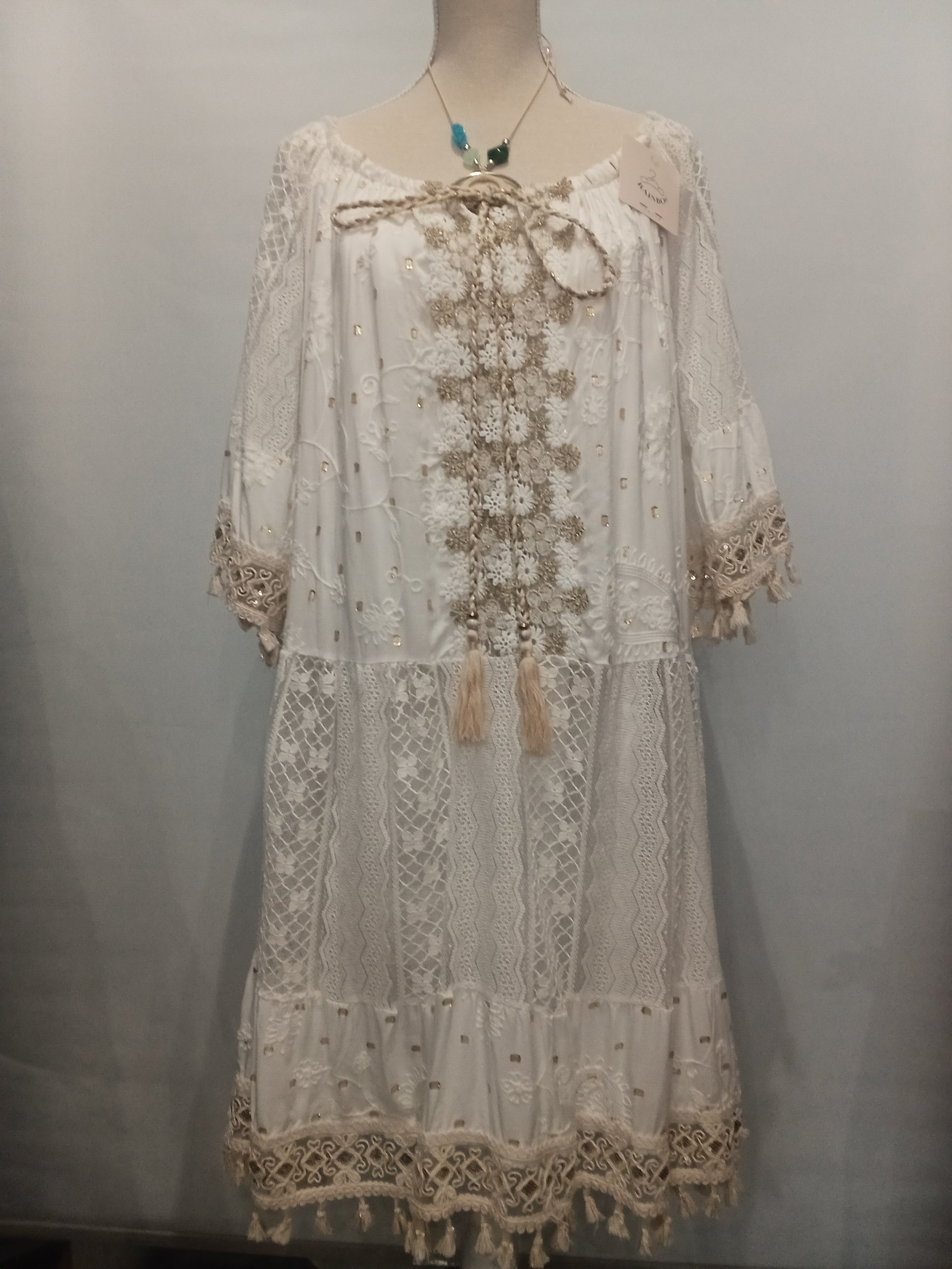 Vestido Talla Grande - Estilo Ibicenco - Boho Chic