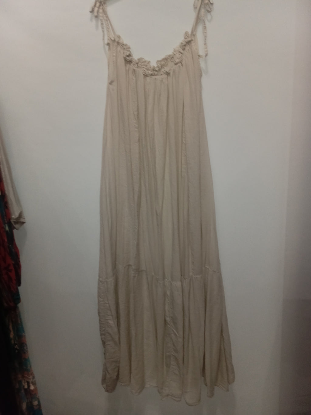 Vestido - Baige - Boho -Shic Mediterraneo - 100 % Algodon