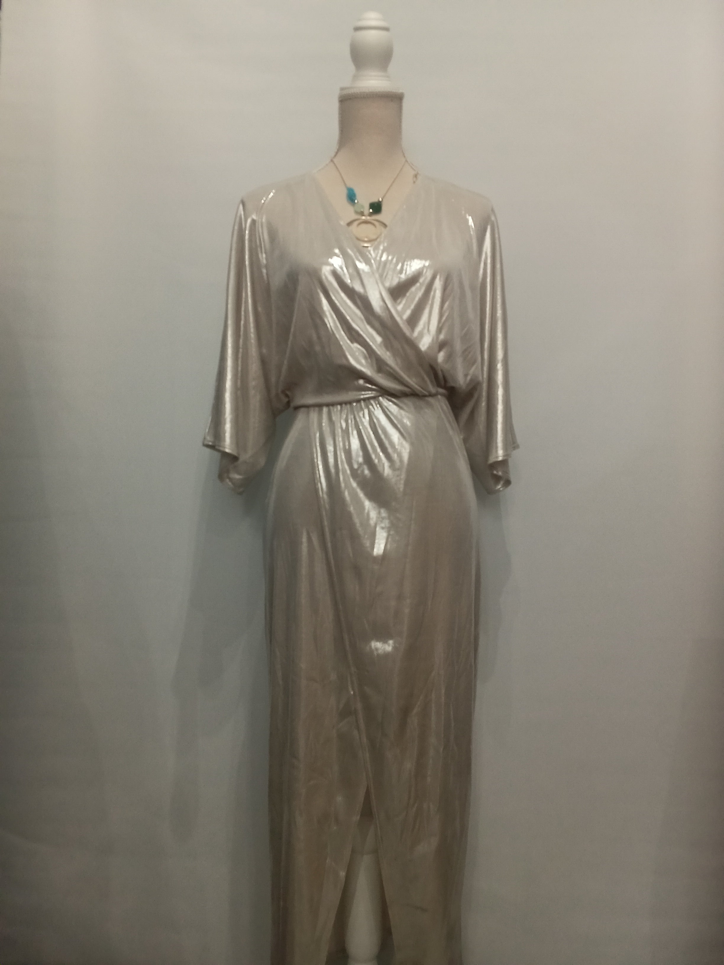 Vestido Largo - Fiesta - Color Plata