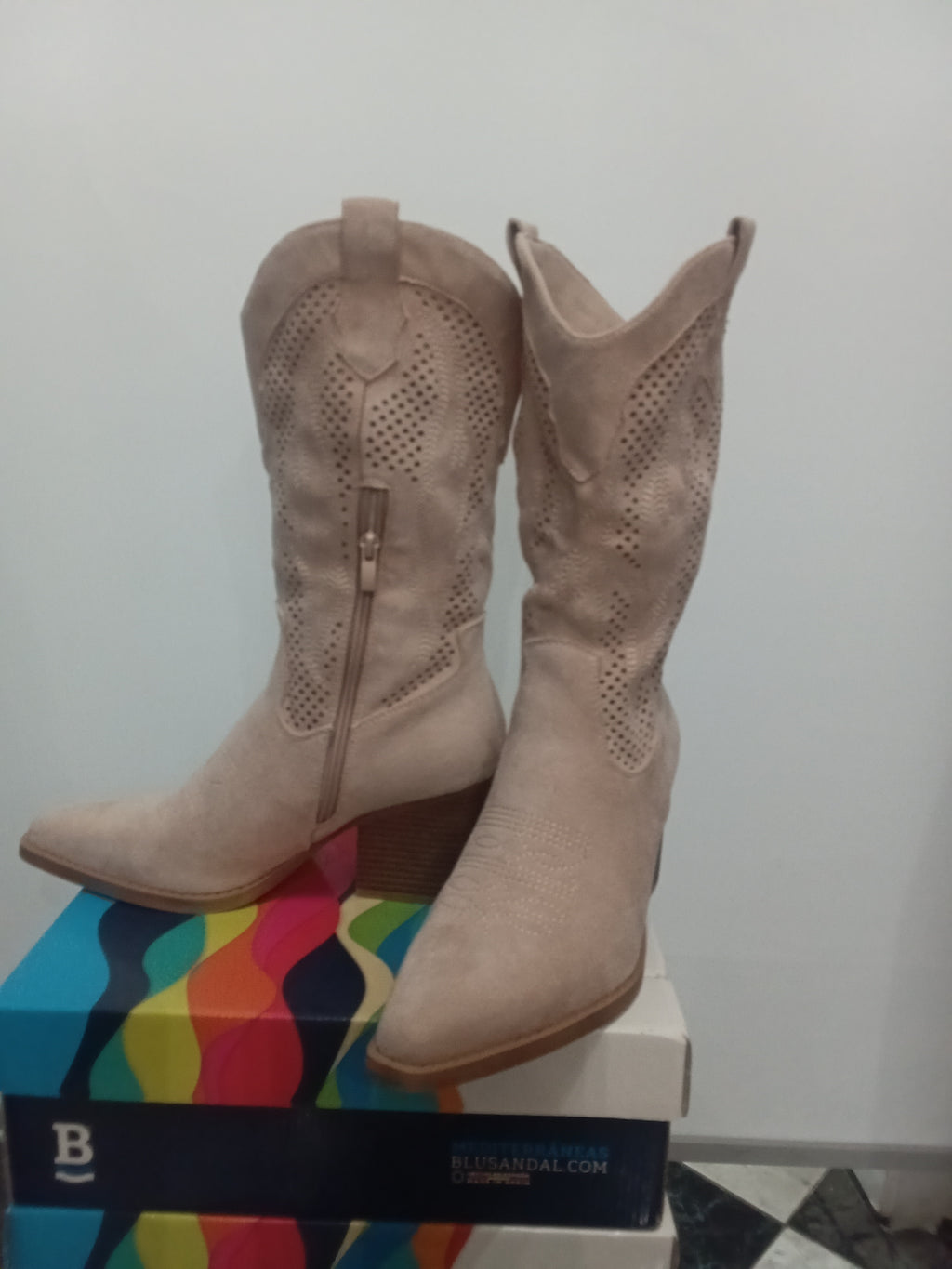 Botas Camperas - Baige - Cowboy