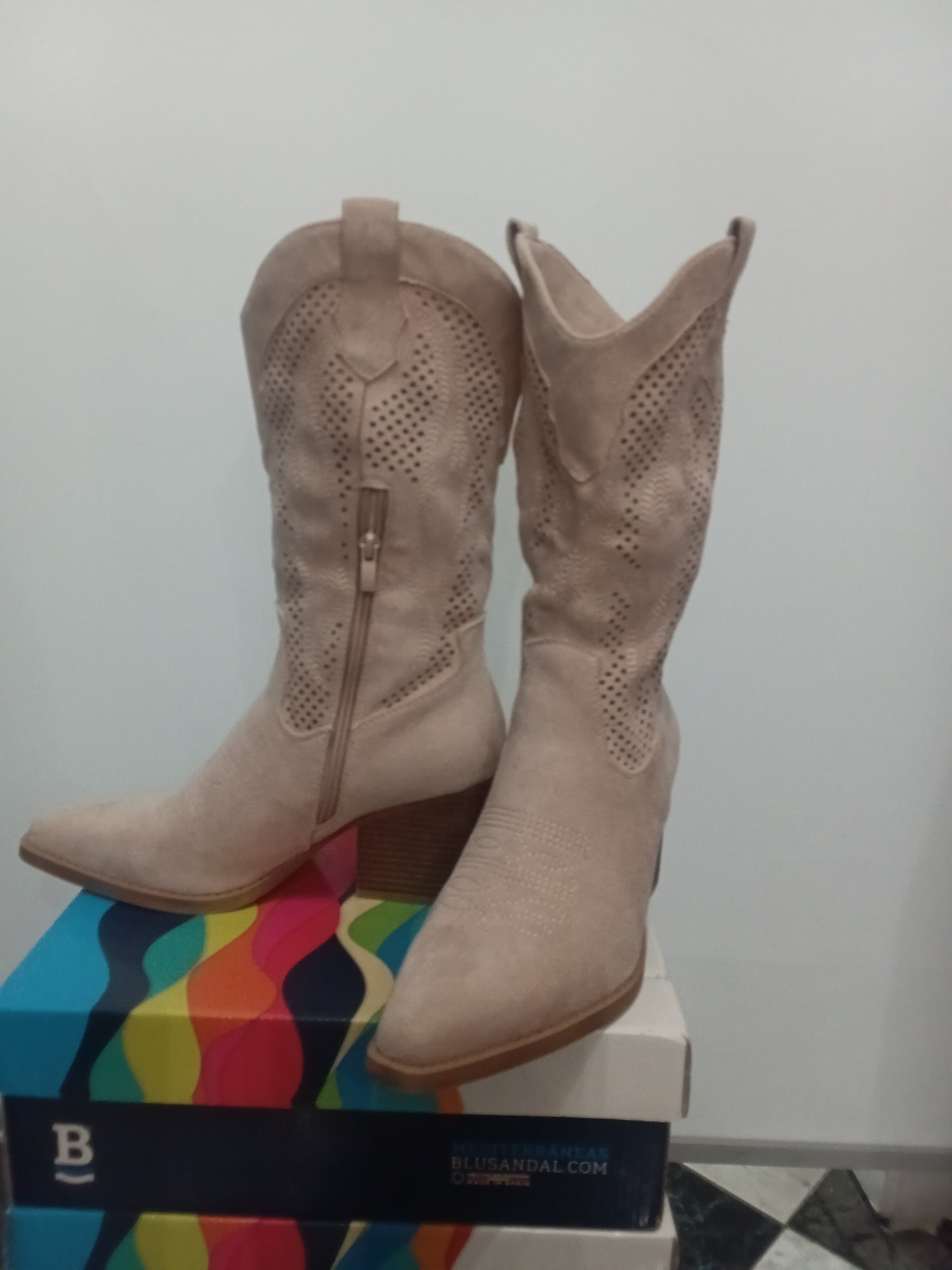 Botas Camperas - Baige - Cowboy