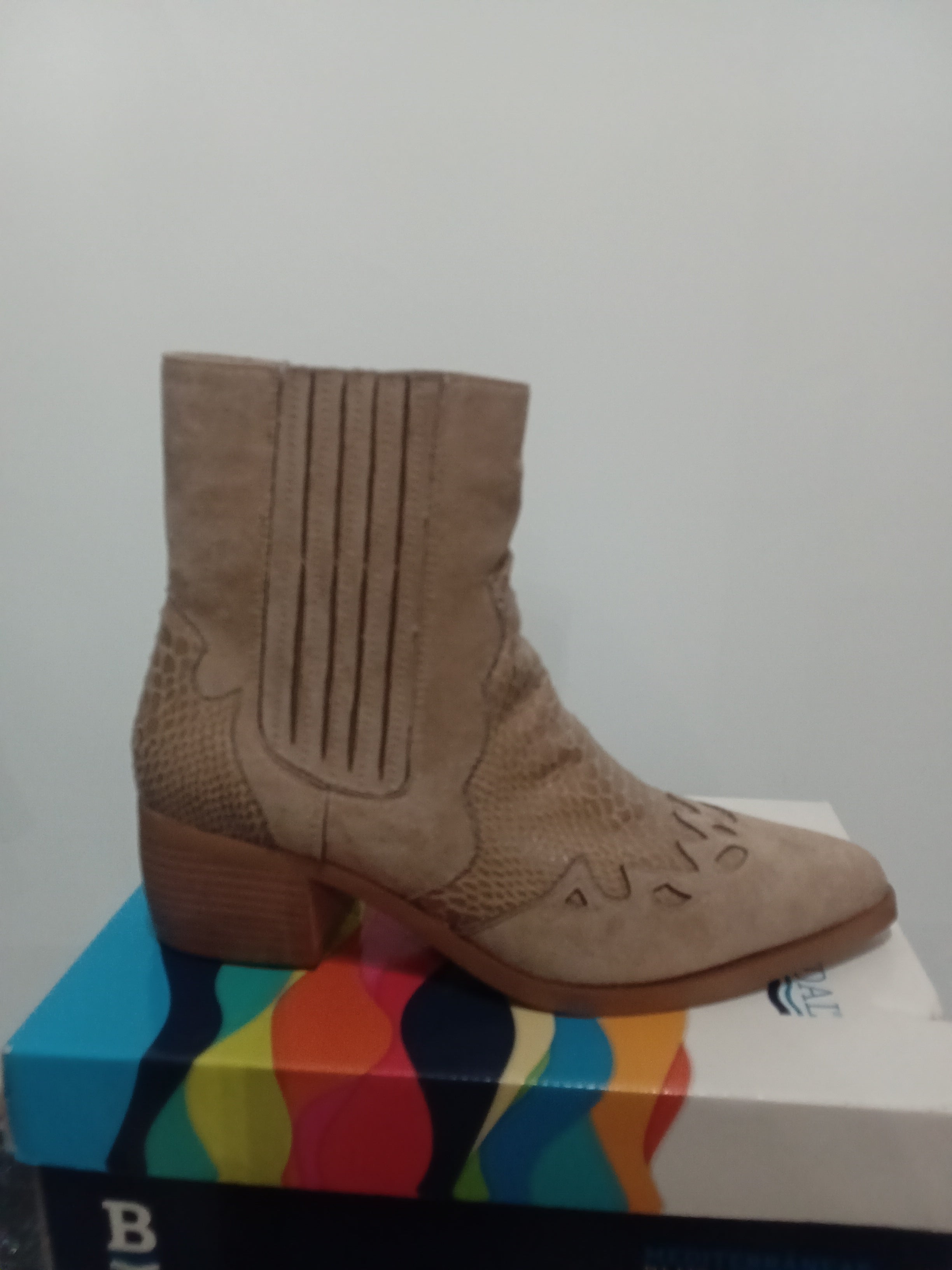 Botines Camperos - Baige - Grabado Animal