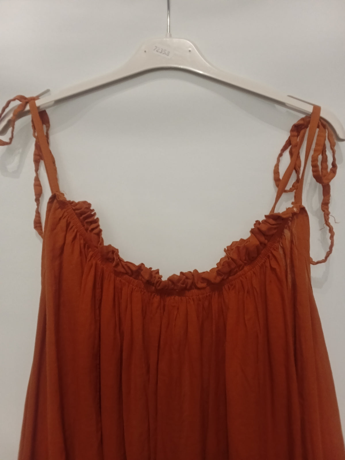 Vestido - Terracota - Boho -Shic Mediterraneo - 100 % Algodon