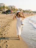 Vestido Blanco - Estilo Boho - 100% Algodon