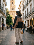 Chaqueta Western - Negra- Estilo Rustico - Bohemio
